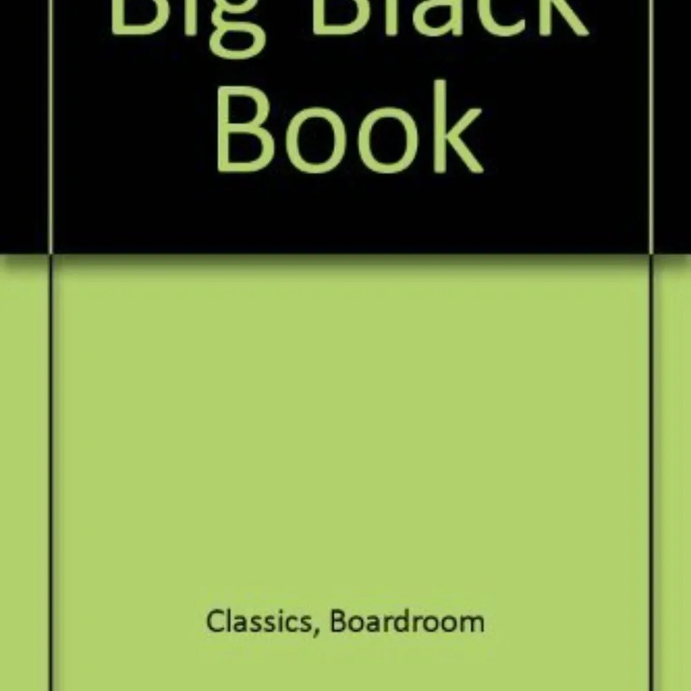 The Big Black Book Hardcover Boardroom Classics